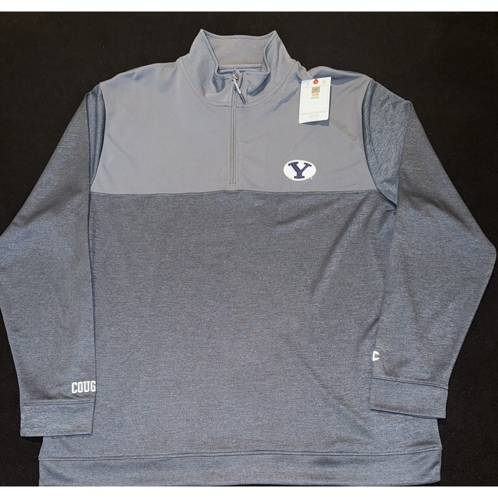 Brigham Young University Champion 1/4 Zip Pullover Mens XXL NWT